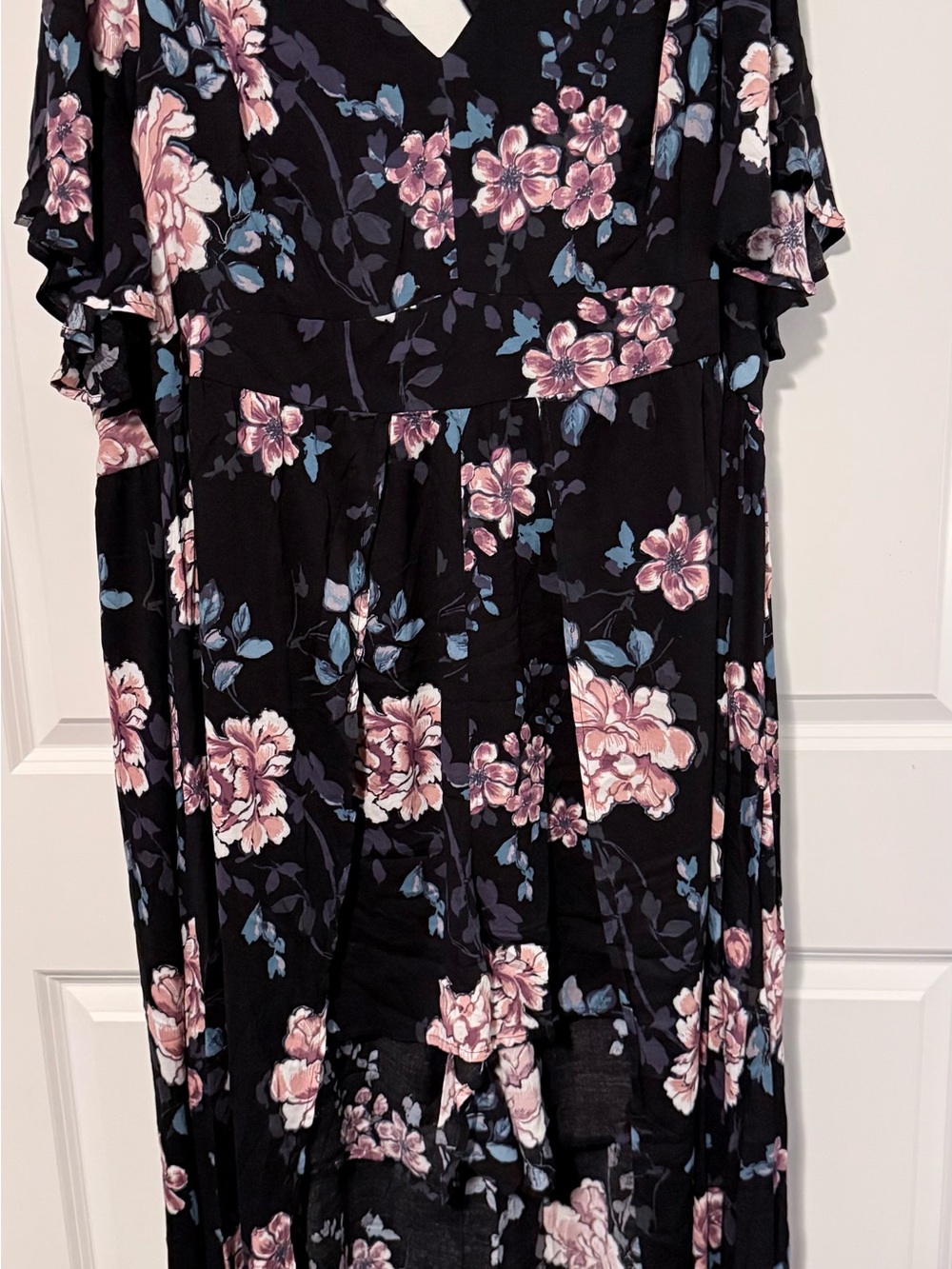 torrid Black Floral Walk Through Dress